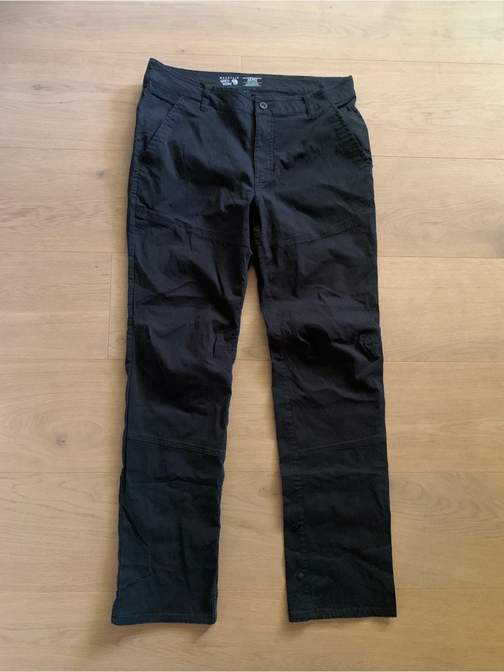 Mountain Hardwear Hiking Pants Men’s 32 Black Nylon Outdoor Camping Climbing